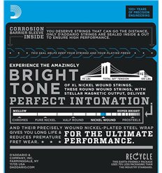 D'Addario EXL120 Nickel Wound Super Light 9-42