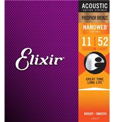 Elixir acoustic Nanoweb 11-52 Phosphor Bronze