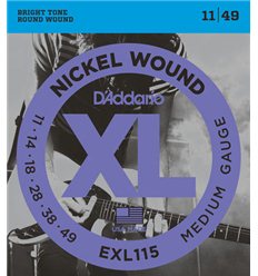 D'Addario EXL115 Nickel Wound 11-49 Medium