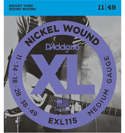 D'Addario EXL115 Nickel Wound 11-49 Medium