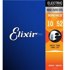 Elixir žice Electric 10-52 NANOWEB Light-Heavy