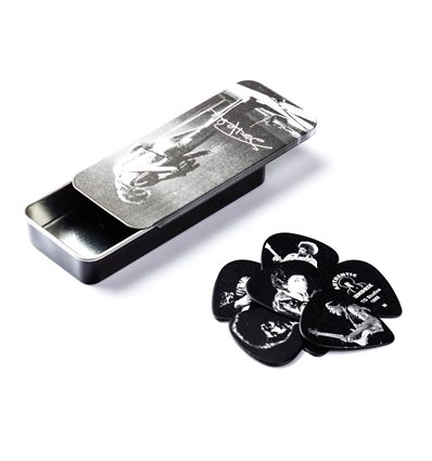 Jimi Hendrix™ Pick Tin Silver Portrait II