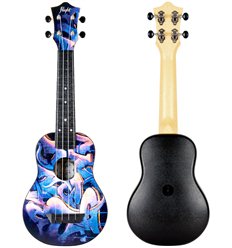 Flight TUS40 Graffiti Travel Soprano Ukulele