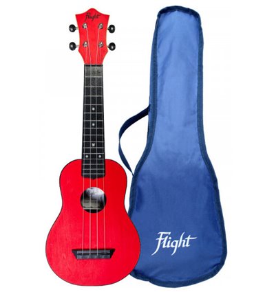 Flight TUS35RD Travel Ukulele Sopran Red