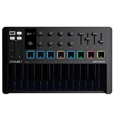 Arturia MiniLab 3 Deep Black MIDI kontroler