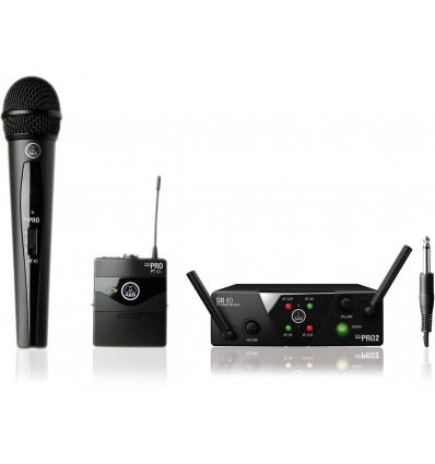 AKG WMS40 Mini2 Vocal / Instrumental Set Dual ISM2/3-SMPS