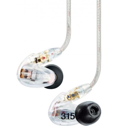 Shure SE315-CL Clear Earphones