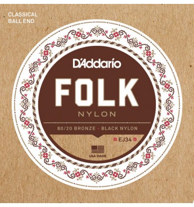 D’ADDARIO FOLK EJ34 ball end žice za klasičnu gitaru