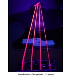 DR NEON HiDef Pink Bass SuperStrings NPB-45 Medium